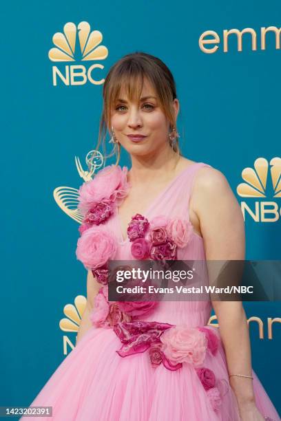 74th ANNUAL PRIMETIME EMMY AWARDS -- Pictured: Kaley Cuoco arrives to the 74th Annual Primetime Emmy Awards held at the Microsoft Theater on...