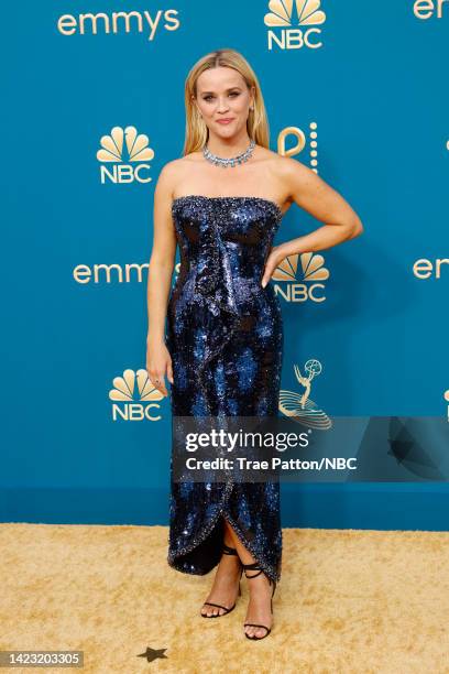 74th ANNUAL PRIMETIME EMMY AWARDS -- Pictured: Reese Witherspoon arrives to the 74th Annual Primetime Emmy Awards held at the Microsoft Theater on...