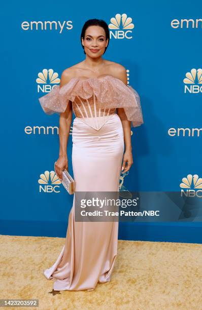 74th ANNUAL PRIMETIME EMMY AWARDS -- Pictured: Rosario Dawson arrives to the 74th Annual Primetime Emmy Awards held at the Microsoft Theater on...