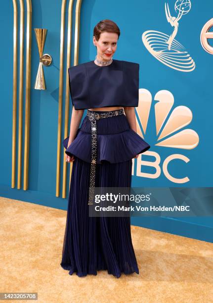 74th ANNUAL PRIMETIME EMMY AWARDS -- Pictured: Sarah Paulson arrives to the 74th Annual Primetime Emmy Awards held at the Microsoft Theater on...