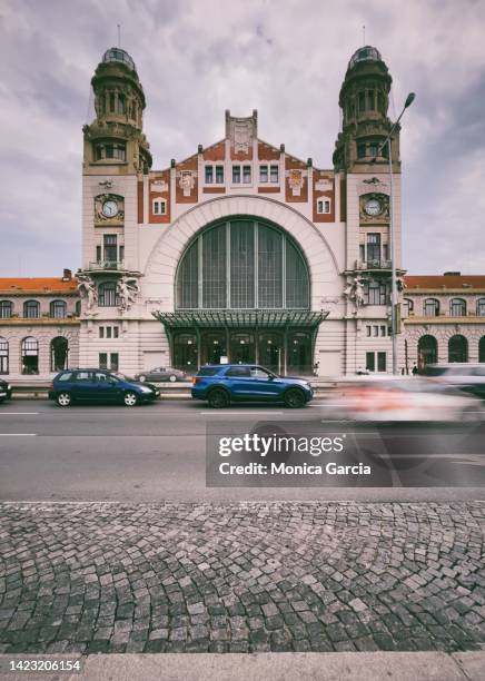 prague main train station - prague train stock pictures, royalty-free photos & images