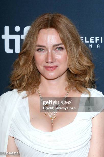 Marine Delterme attends "The Son" Premiere during the 2022 Toronto International Film Festival at Roy Thomson Hall on September 12, 2022 in Toronto,...