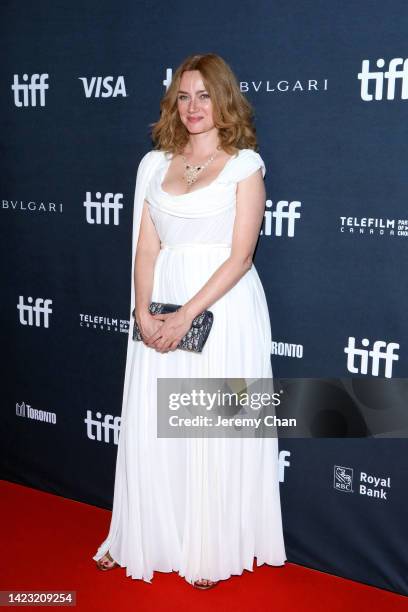 Marine Delterme attends "The Son" Premiere during the 2022 Toronto International Film Festival at Roy Thomson Hall on September 12, 2022 in Toronto,...