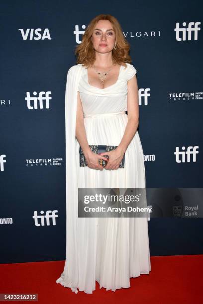 Marine Delterme attends "The Son" Premiere during the 2022 Toronto International Film Festival at Roy Thomson Hall on September 12, 2022 in Toronto,...