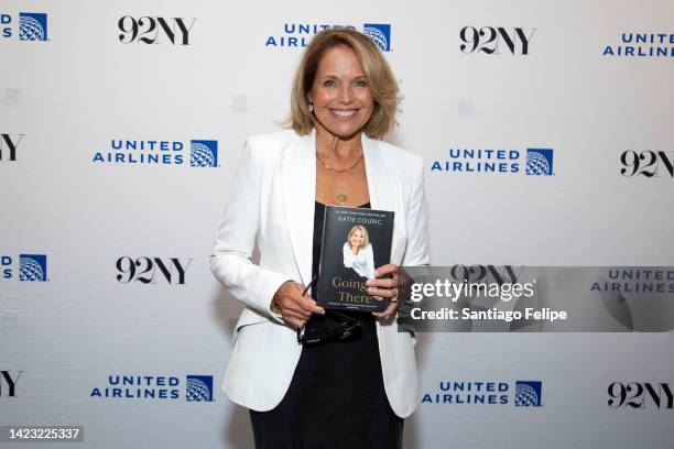 Katie Couric visits the 92NY on September 12, 2022 in New York City.