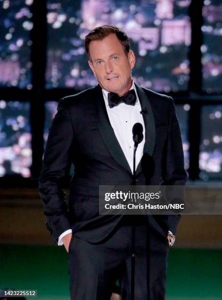 74th ANNUAL PRIMETIME EMMY AWARDS -- Pictured: Will Arnett speaks on stage during the 74th Annual Primetime Emmy Awards held at the Microsoft Theater...