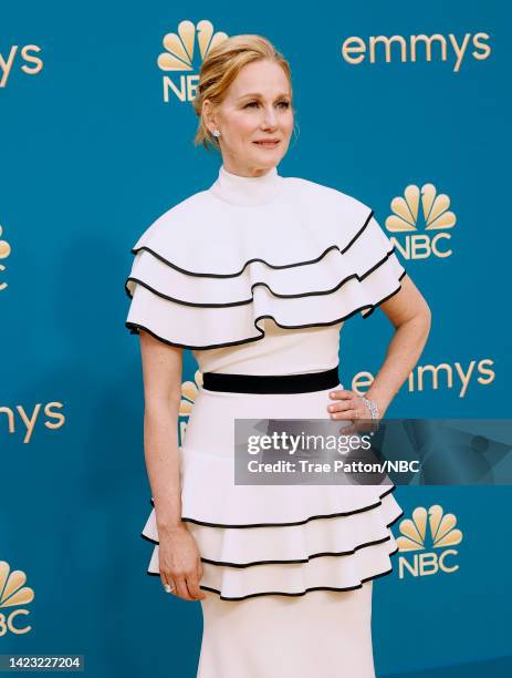 74th ANNUAL PRIMETIME EMMY AWARDS -- Pictured: Laura Linney arrives to the 74th Annual Primetime Emmy Awards held at the Microsoft Theater on...