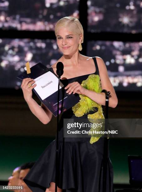 74th ANNUAL PRIMETIME EMMY AWARDS -- Pictured: Selma Blair speaks on stage during the 74th Annual Primetime Emmy Awards held at the Microsoft Theater...