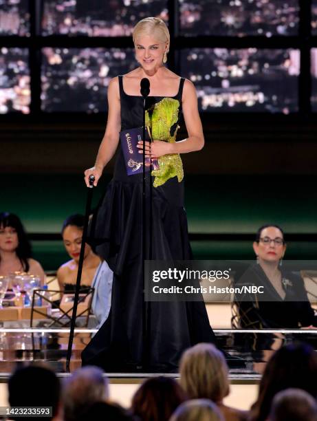 74th ANNUAL PRIMETIME EMMY AWARDS -- Pictured: Selma Blair speaks on stage during the 74th Annual Primetime Emmy Awards held at the Microsoft Theater...
