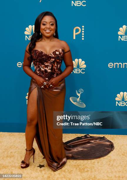 74th ANNUAL PRIMETIME EMMY AWARDS -- Pictured: Quinta Brunson arrives to the 74th Annual Primetime Emmy Awards held at the Microsoft Theater on...