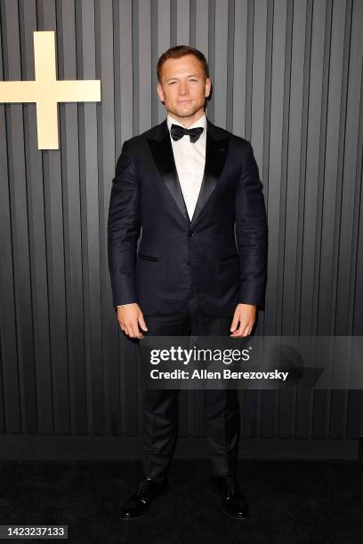 Taron Egerton attends the Apple TV+ Primetime Emmy Party at Mother Wolf on September 12, 2022 in Los Angeles, California.