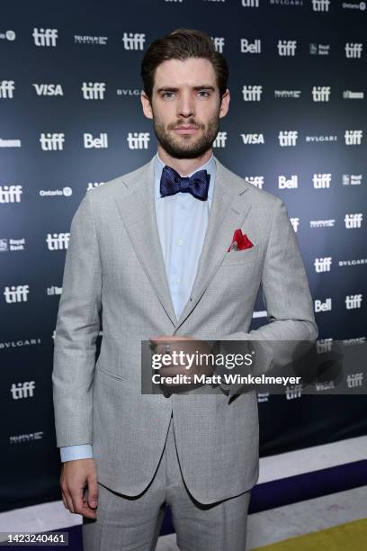 David Corenswet attends the "Pearl" Premiere during the 2022 Toronto International Film Festival at Royal Alexandra Theatre on September 12, 2022 in...