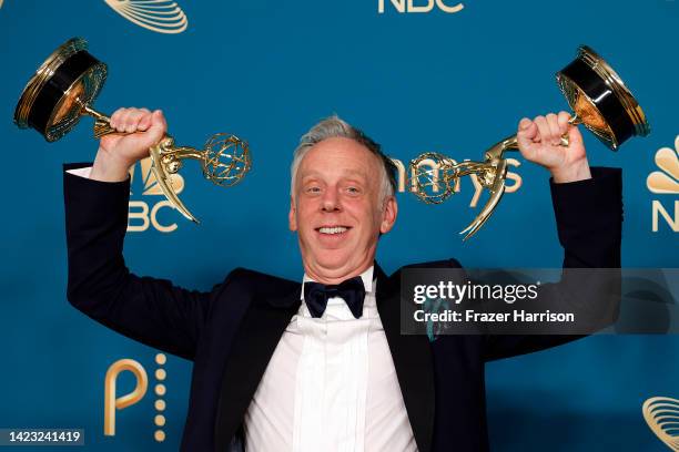 Mike White, winner of Outstanding Directing for a Limited Anthology Series or Movie, and Outstanding Writing for a Limited Anthology Series of Movie...