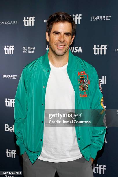 Eli Roth attends the "Pearl" Premiere during the 2022 Toronto International Film Festival at Royal Alexandra Theatre on September 12, 2022 in...