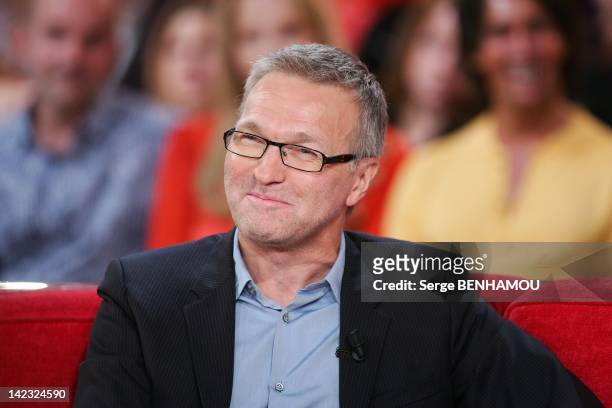 Laurent Ruquier attends Vivement Dimanche Tv show on September 7, 2011 in Paris, France.