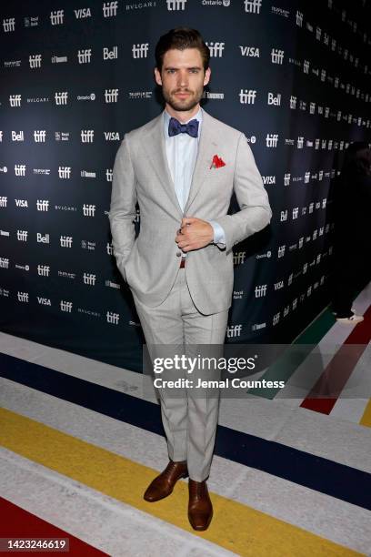 David Corenswet attends the "Pearl" Premiere during the 2022 Toronto International Film Festival at Royal Alexandra Theatre on September 12, 2022 in...