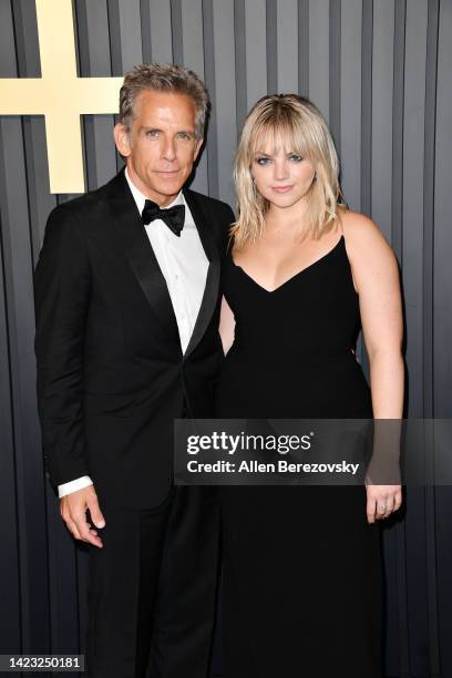 Ben Stiller and Ella Olivia Stiller attend the Apple TV+ Primetime Emmy Party at Mother Wolf on September 12, 2022 in Los Angeles, California.