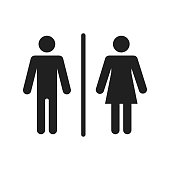 Toilet sign icon vector design illustration