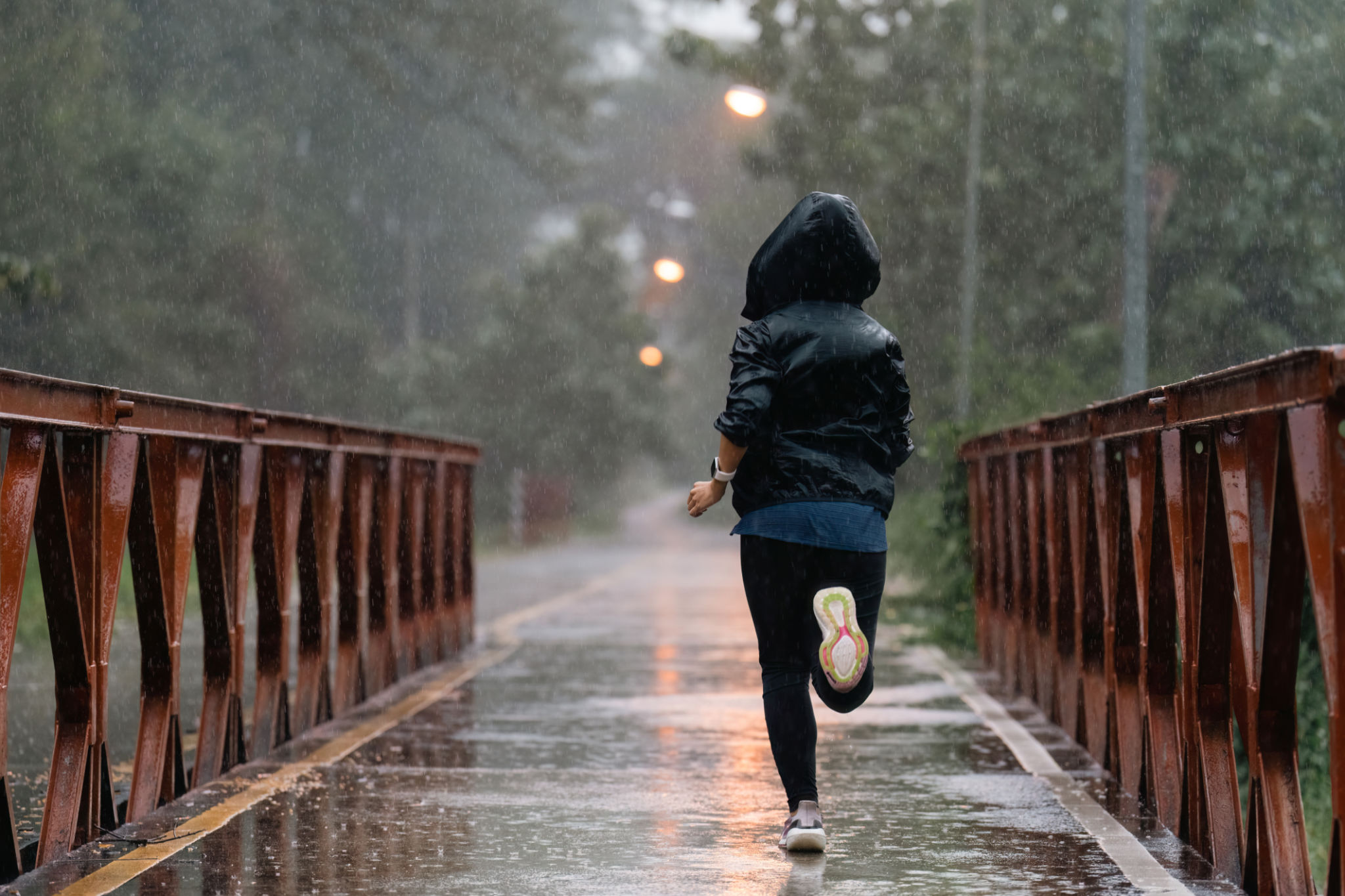 rainy weather running