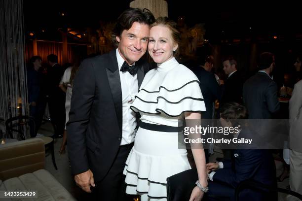 Jason Bateman and Laura Linney attend Netflix 2022 Emmy Awards After Party at Milk Studios Los Angeles on September 12, 2022 in Los Angeles,...