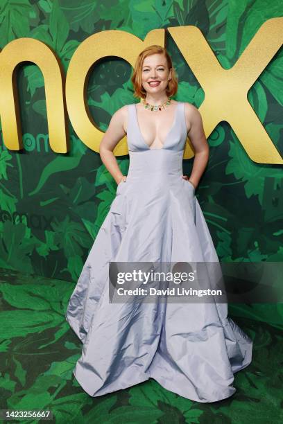 Sarah Snook attends the 2022 HBO Emmy's Party at San Vicente Bungalows on September 12, 2022 in West Hollywood, California.