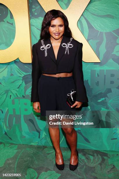 Mindy Kaling attends the 2022 HBO Emmy's Party at San Vicente Bungalows on September 12, 2022 in West Hollywood, California.