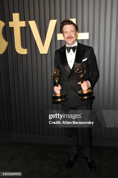 Jason Sudeikis attends the Apple TV+ Primetime Emmy Party at Mother Wolf on September 12, 2022 in Los Angeles, California.