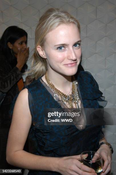 Elizabeth Gesas attends the Fur Free Fashion Week event at the Stella McCartney Flagship Store in New York City.