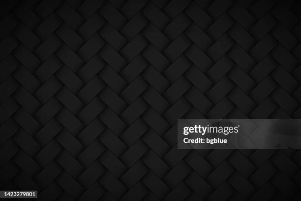 abstract black background - geometric texture - black lace background stock illustrations