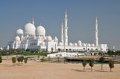 White Sheikh Zayed Mosque in Abu Dhabi