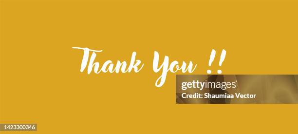 thank you handwritten inscription. hand drawn lettering - congratulations hand lettering stock illustrations