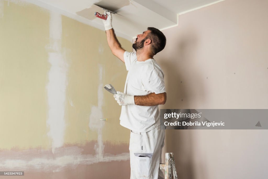 Hausmaler Gemälde Decke