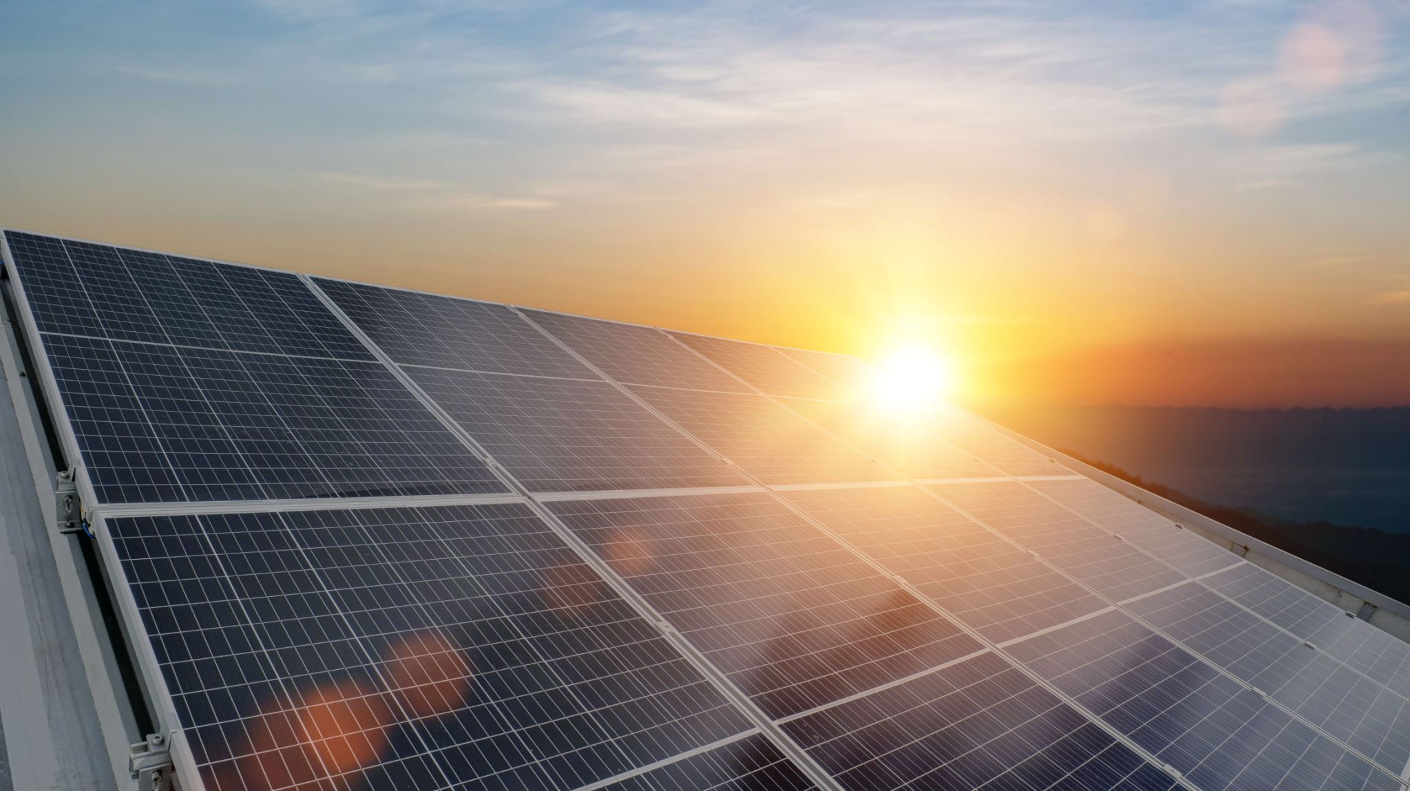solar panel sunlight