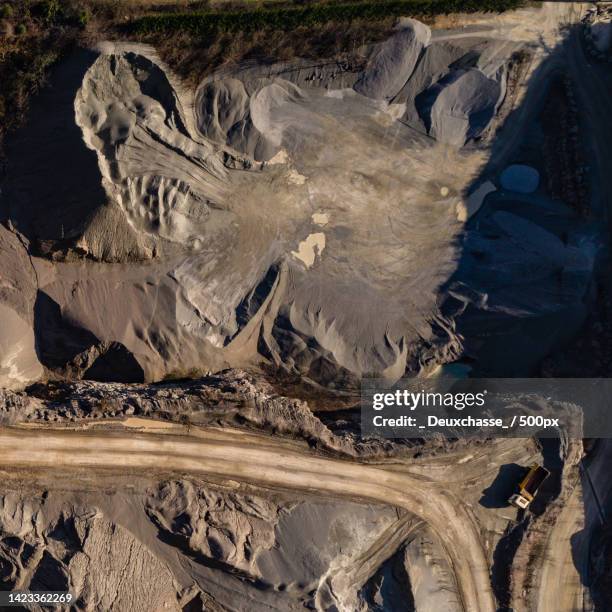 aerial view of land,occitanie,france - luchtfoto imagens e fotografias de stock