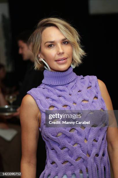 Arielle Kebbel attends the Aknvas Fashion Show during the 2022 New York Fashion Show at Indochine on September 13, 2022 in New York City.