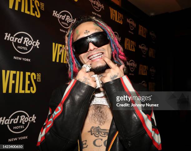 Lil Pump attends VFiles Rocks at Hard Rock Cafe, Times Square on September 11, 2022 in New York City.