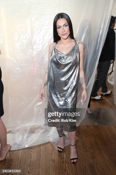 Cleo Pires attends the Bach Mai fashion presentation during the September 2022 New York Fashion Week: The Shows on September 13, 2022 in New York...