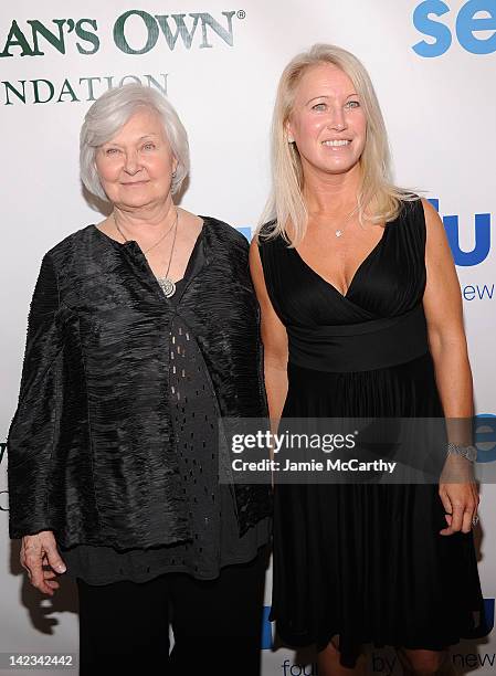 Joanne Woodward and Claire Newman attend a Celebration of Paul Newman's Dream to benefit Paul Newman's Association of Hole in the Wall Camps at Avery...