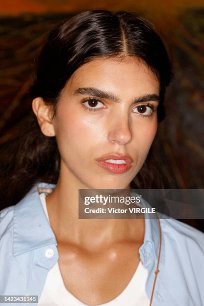 Backstage and atmosphere during the Ulla Johnson Ready to Wear Spring/Summer 2023 fashion show as part of the New York Fashion Week on September 11,...