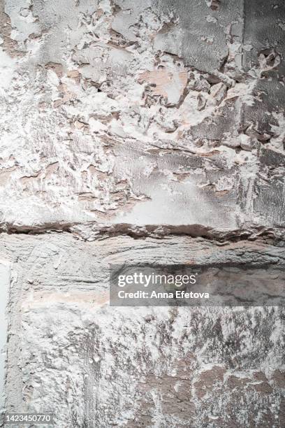 textured gray concrete background. perfect backdrop for your design with copy space - gypsum stock pictures, royalty-free photos & images