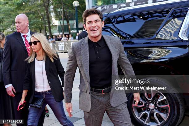 Zac Efron attends "The Greatest Beer Run Ever" Premiere during the 2022 Toronto International Film Festival at Roy Thomson Hall on September 13, 2022...