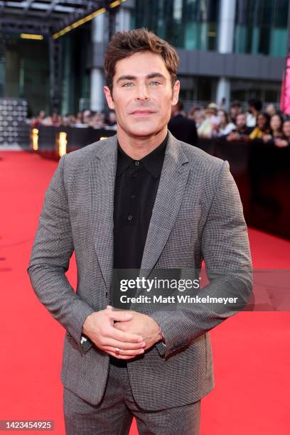 Zac Efron attends "The Greatest Beer Run Ever" Premiere during the 2022 Toronto International Film Festival at Roy Thomson Hall on September 13, 2022...