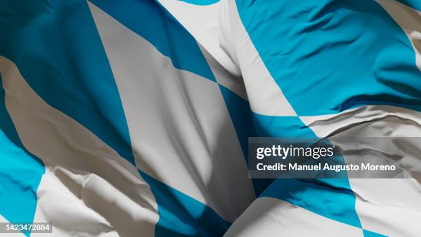 flag of the german state (land) of bavaria (bayern) - bavaria stock-fotos und bilder