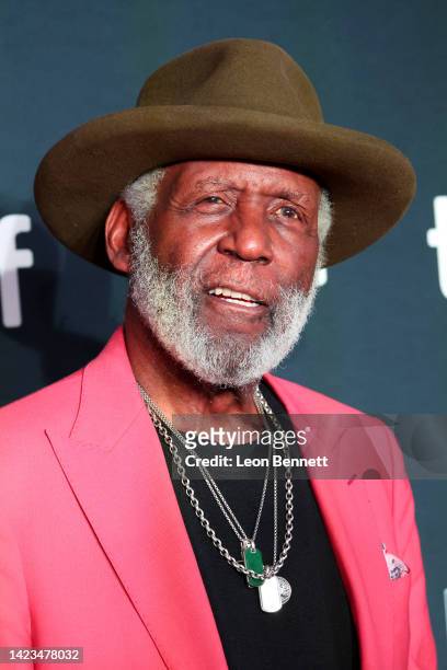 Richard Roundtree attends the "Moving On" Premiere during the 2022 Toronto International Film Festival at Roy Thomson Hall on September 13, 2022 in...