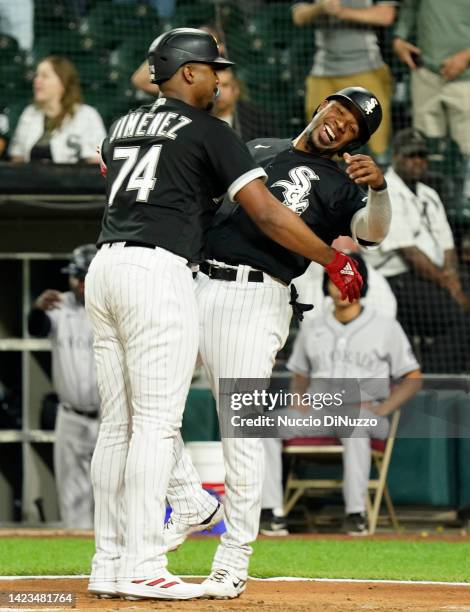 Eloy Jimenez, grunge art, MLB, Chicago White Sox, outfielder, baseball, Eloy Arturo Jimenez, HD wallpaper