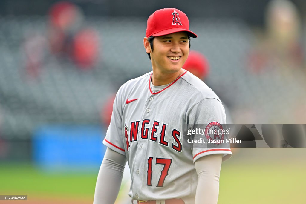 Los Angeles Angels v Cleveland Guardians