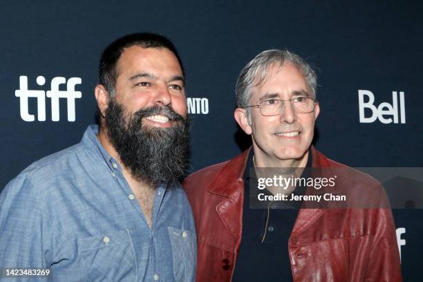 Andrew Miano and Paul Weitz attend the "Moving On" Premiere during the 2022 Toronto International Film Festival at Roy Thomson Hall on September 13,...