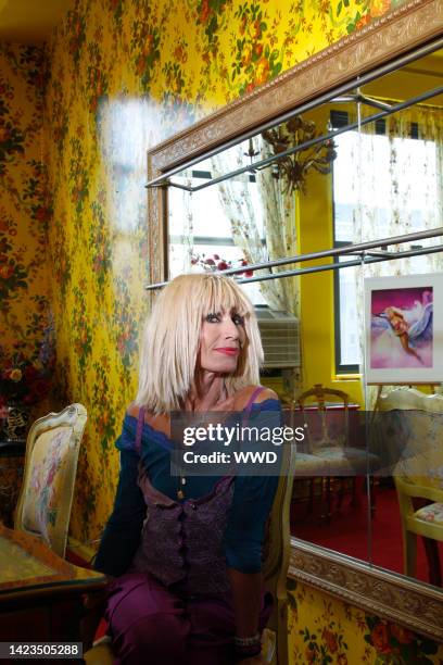 Fashion designer Betsey Johnson at her showroom in New York City. July 2008 marks the 30th anniversary of the Betsey Johnson line. .