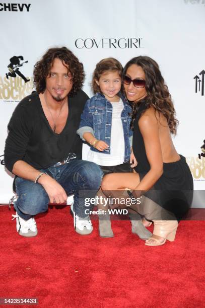 Musician Chris Cornell, his daughter and a guest attend the fith annual Fashion Rocks at Radio City Music Hall in New York City.