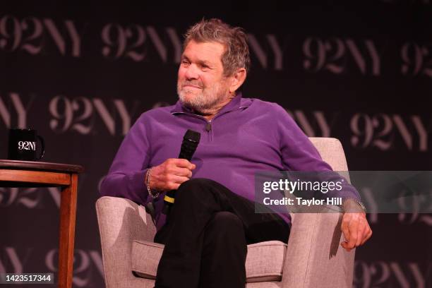 Jann Wenner speaks in conversation with Bruce Springsteen at 92NY on September 13, 2022 in New York City.